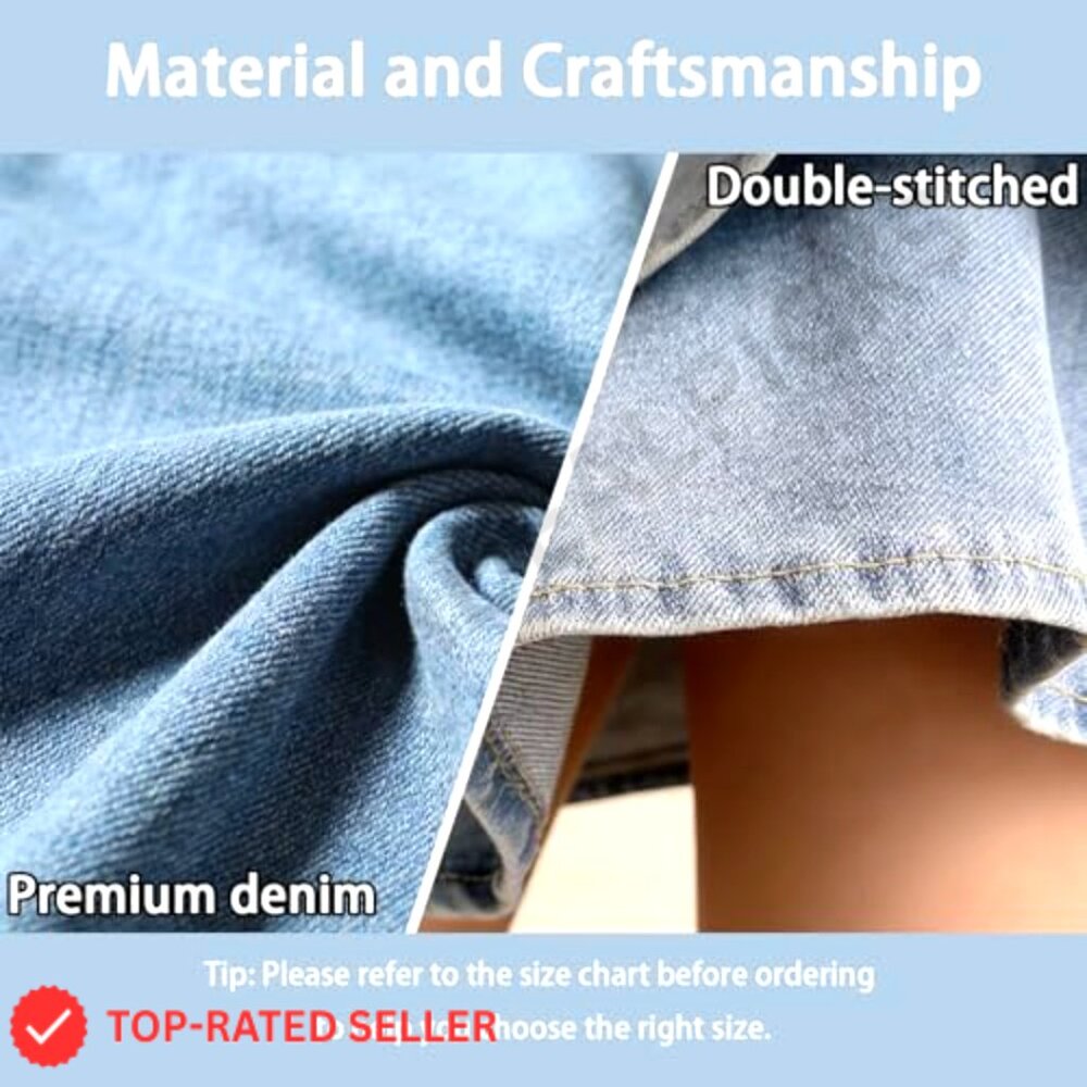 Denim Mini Skirt A-Line High Waisted Ruffled Edge with Safety Lining Y2K Chic - Picture 6 of 6